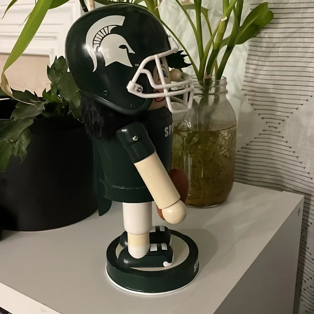 Michigan State Spartans Football Novelty Nutcracker